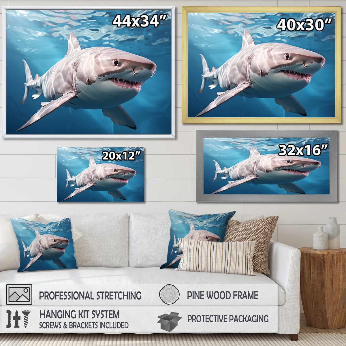 Shark Canvas Art Print S492474