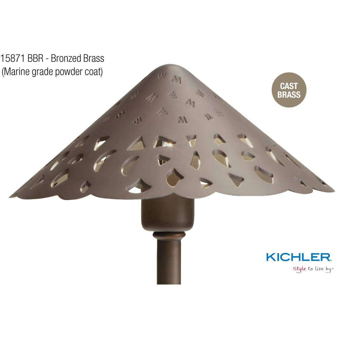LED Hammered Roof Landscape Light G43237
