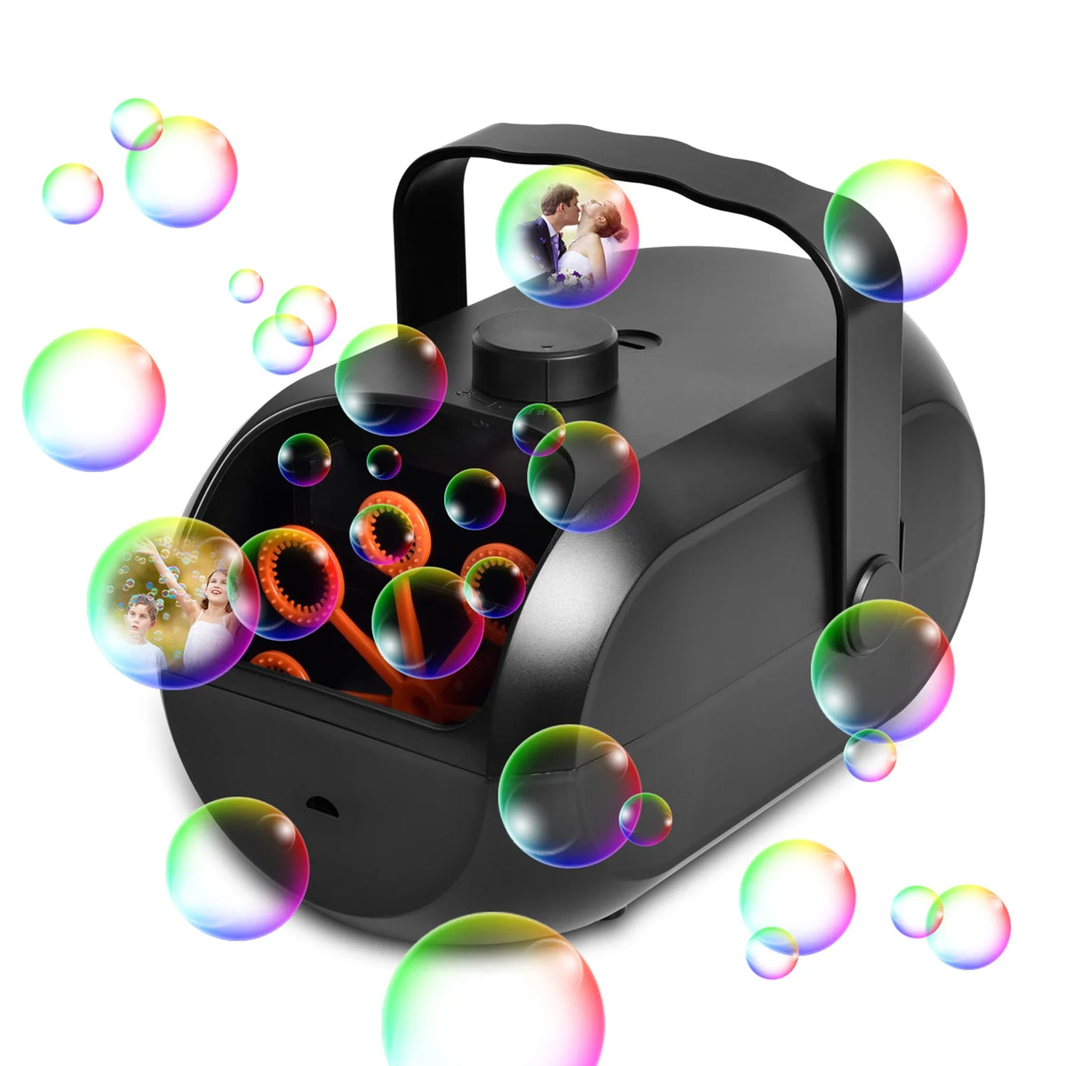 Portable Rechargeable Bubble Machine F3264