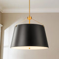 3-Light Dimmable Aluminum Drum Pendant Q7068