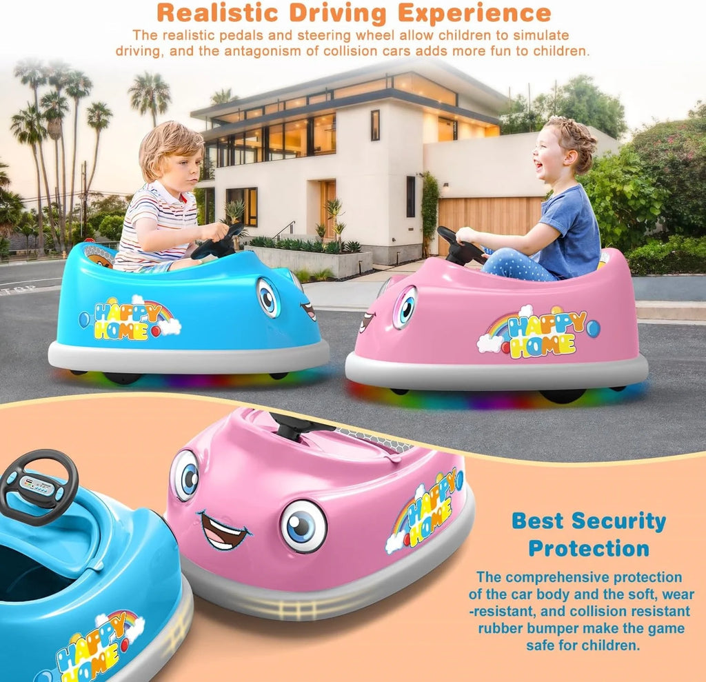 Blue 12V Electric Bumper Car for Kids G601