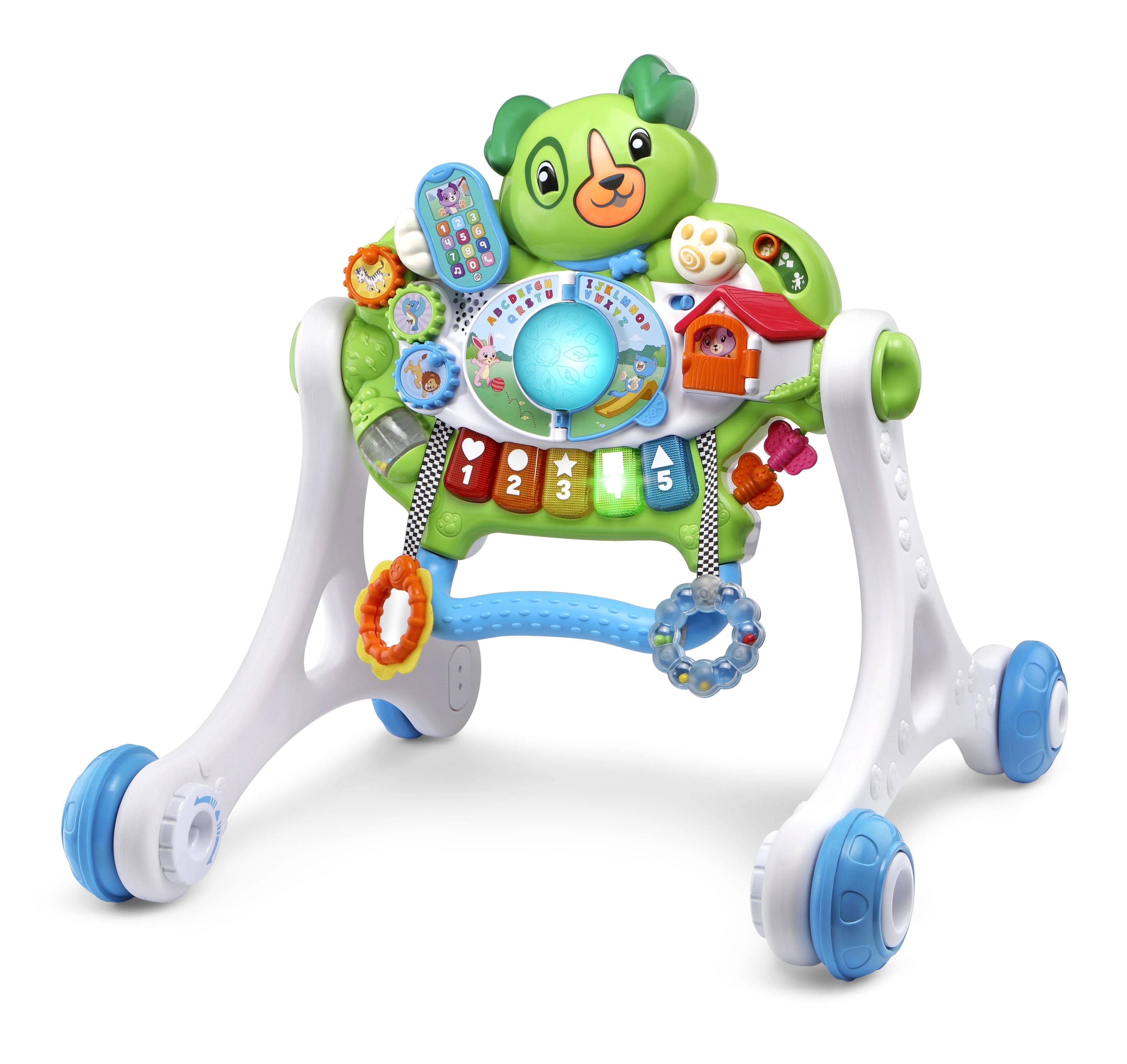 Green 3-in-1 Baby Walker Gym Floor Play Toy P90306