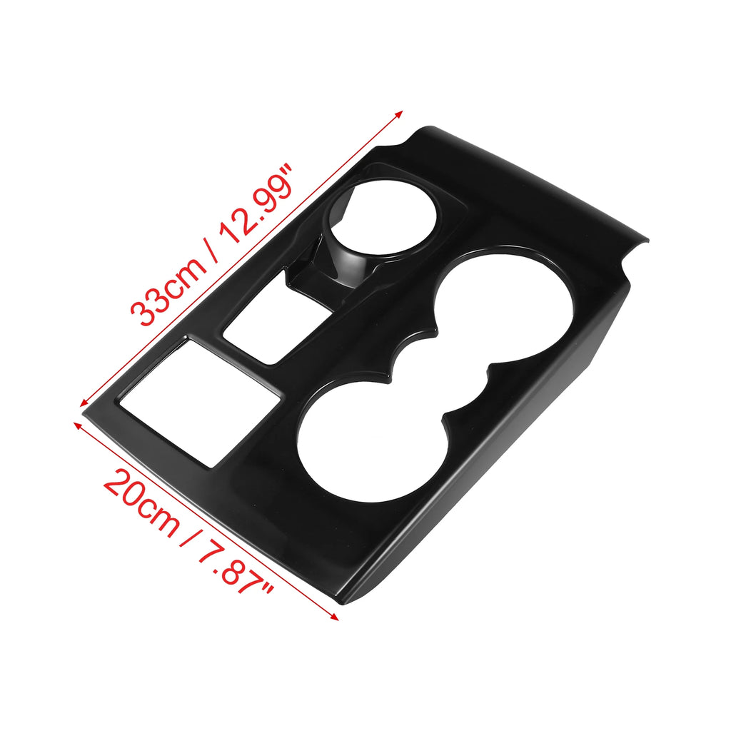 Black Gear Shift Panel Trim Cover Sticker Decal G18019