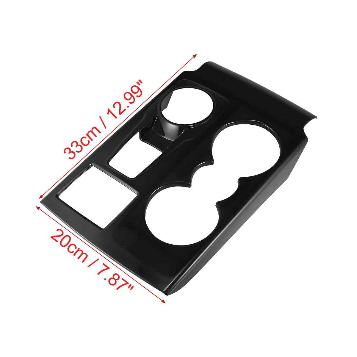 Black Gear Shift Panel Trim Cover Sticker Decal G18019