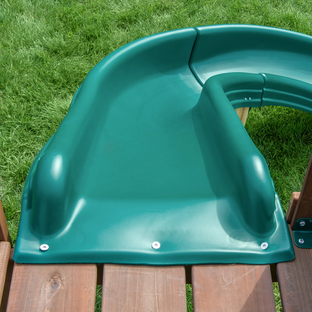 Green 5 Foot Side Winder Slide L1068