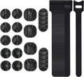 Cord Management Kit 76pcs Cable Ties and Holders K64851