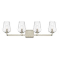4 Light Vanity, Brushed Silver W18748