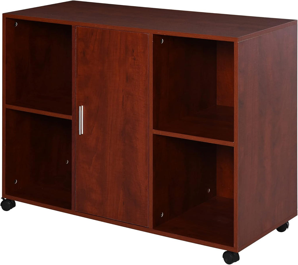 Brown Multipurpose Filing Cabinet Printer Stand, Pack of 2 F996839