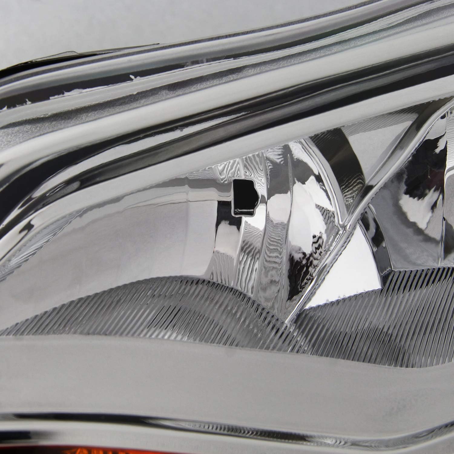 Chrome Trim Halogen Headlights Pair Y4437