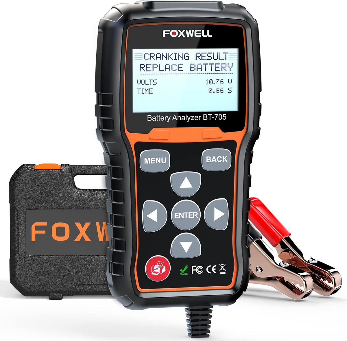 12V 24V Car Battery Tester 100-2000 CCA Battery Load Tester B379096
