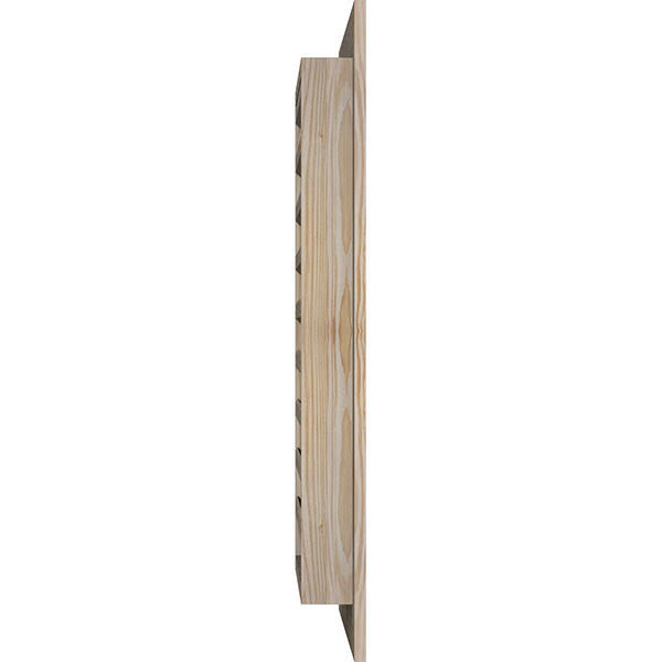16-in W x 16-in H Vertical Gable Vent Unfinished Smooth Pine V85357