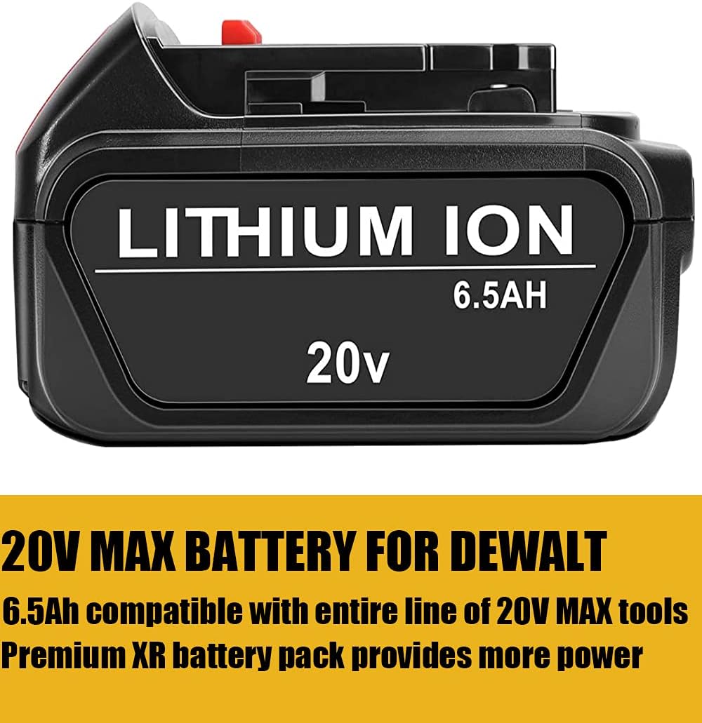 2 Pack 6.5Ah 20V Replace Battery F2246