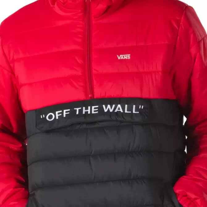 Racing Red Black Packable Puffer Jacket J343