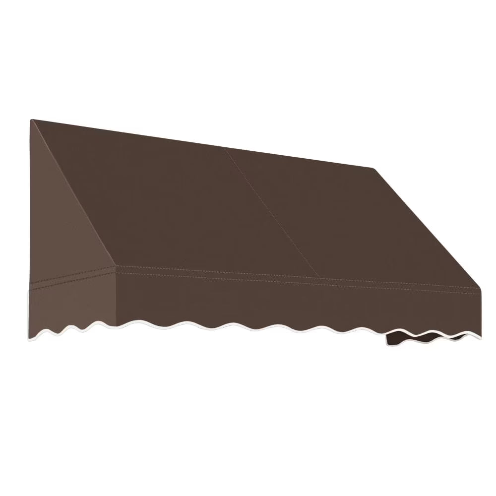 Brown Acrylic Fixed Awning G836