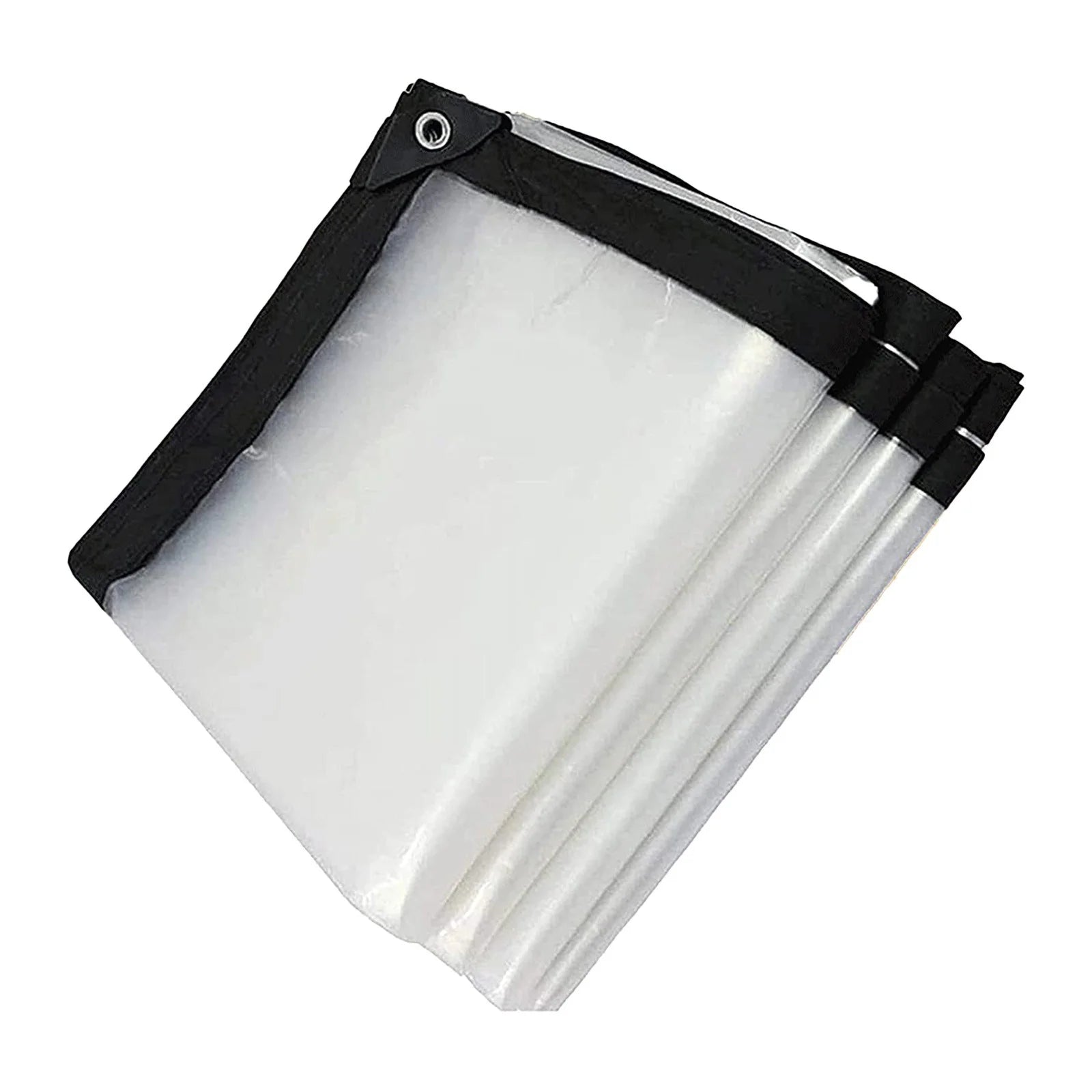 7x7 Ft Heavy Duty Waterproof PVC Transparent Tarpaulin U3860