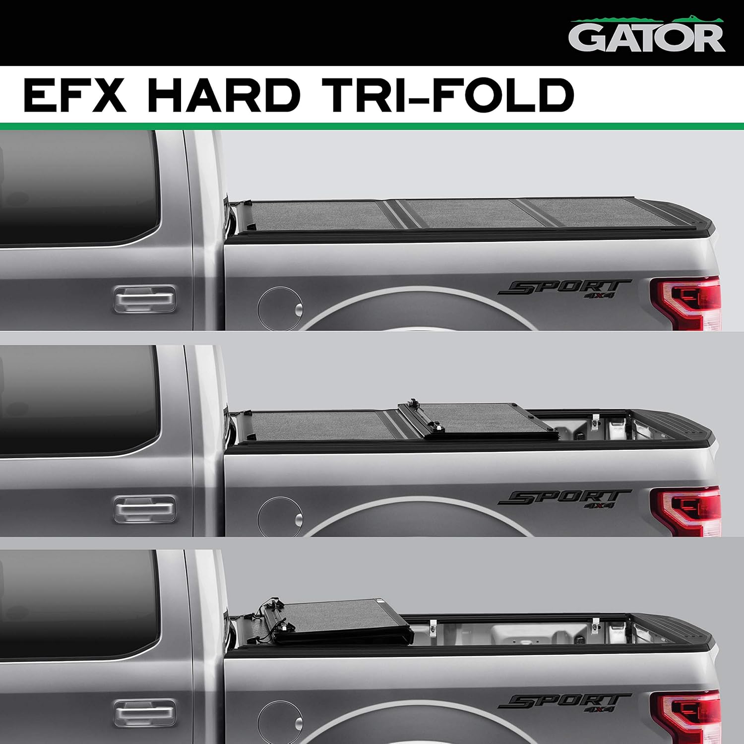 Hard Tri-Fold Truck Bed Tonneau Cover P5276