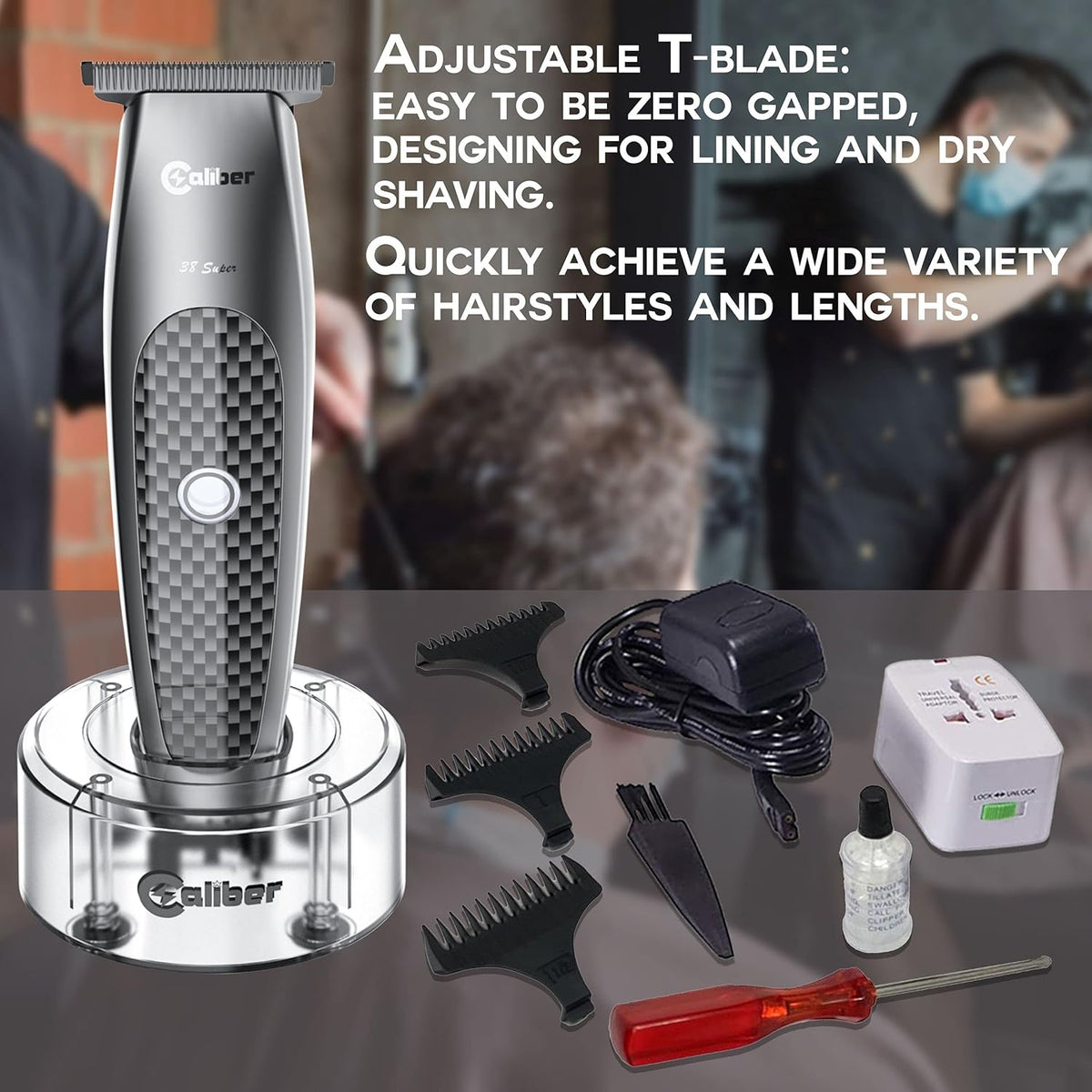 Cordless Hair Clipper with DLC Blades G497