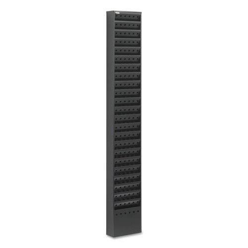 Steel Magazine Rack 23 Pocket Black B21218