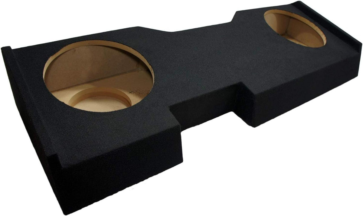 Dual 12" Sub Box Subwoofer Enclosure for Chevy Silverado Crew Cab Truck S2296