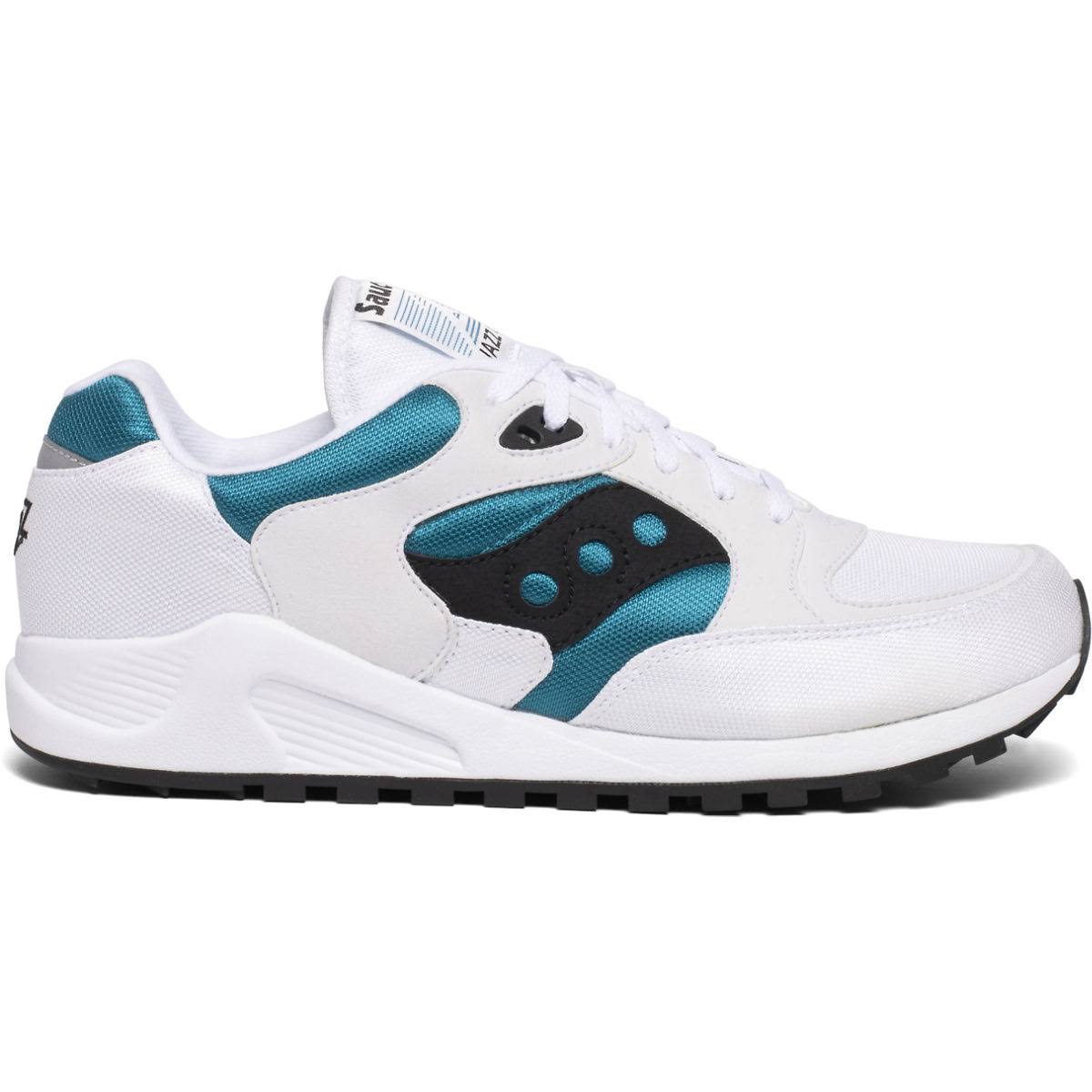 White / Turquoise Jazz Sneakers A182470