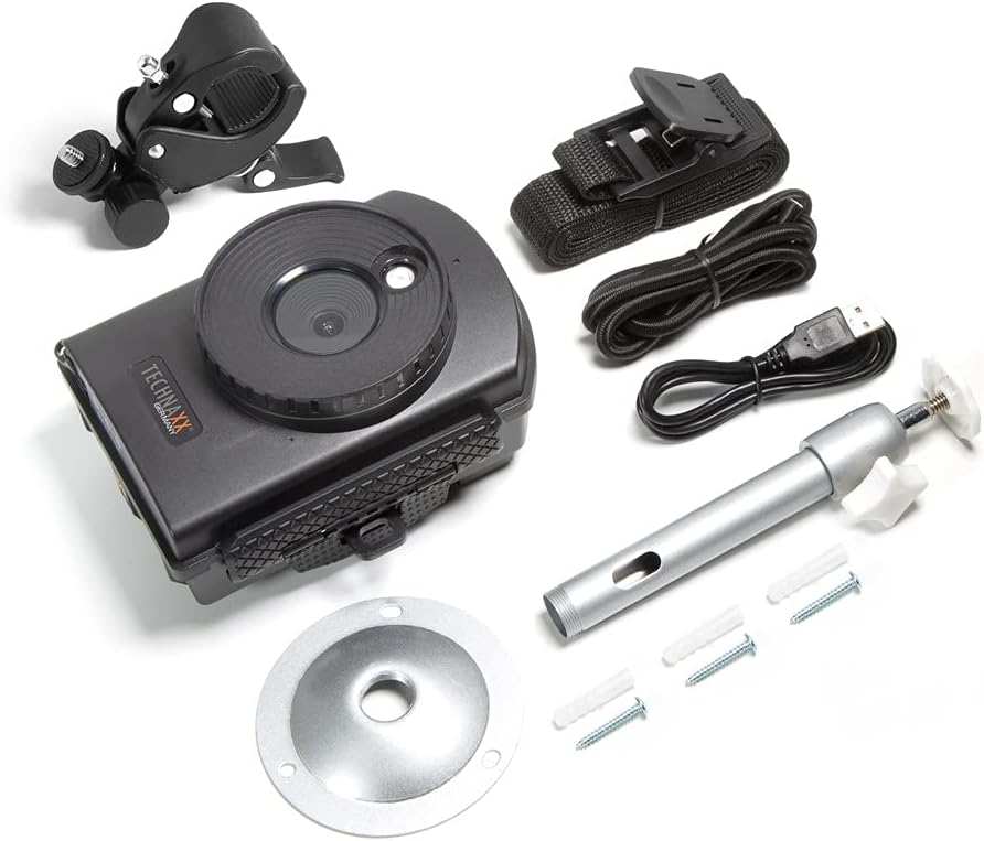 Black Time Lapse Camera with Built-in Microphone & Speaker Y412953