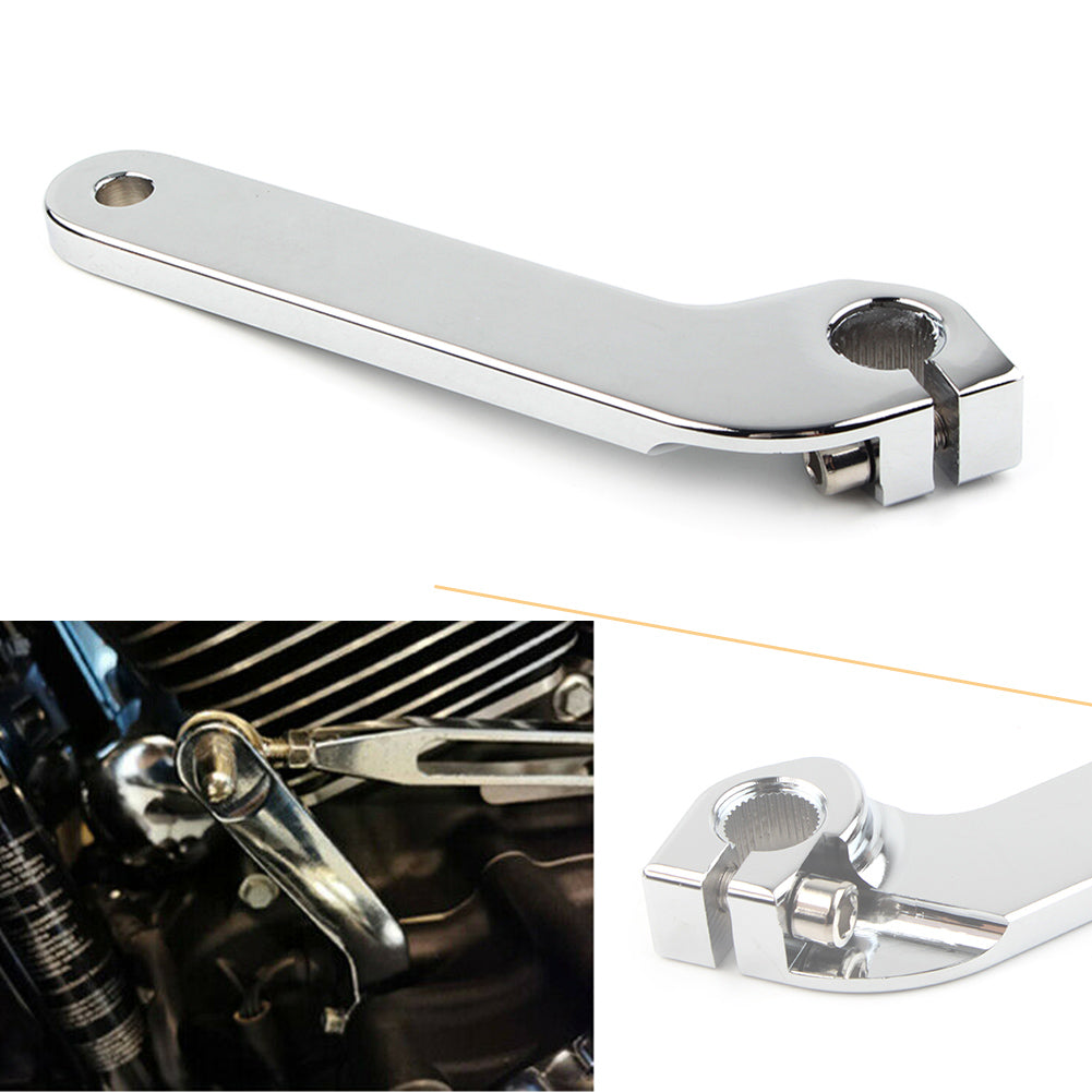 Chrome Motorcycle Inner Shift Rod Shifter Lever Bracket Y340922