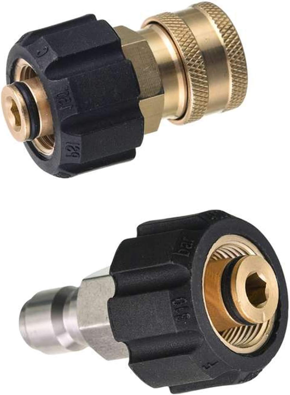 Pressure Washer Hose 50 Feet X 3/8 Inch, 4000 PSI, Pack of 2 V2148