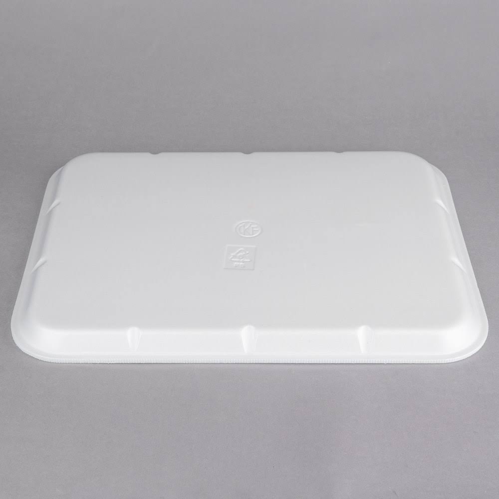 White Foam Supermarket Tray, 100/Carton A979