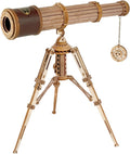 3D Wooden Telescope Building Model Kit with Tripod A345