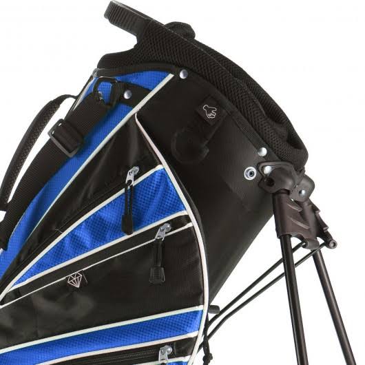 Blue Golf Stand Cart Bag with 6-Way Divider X472730