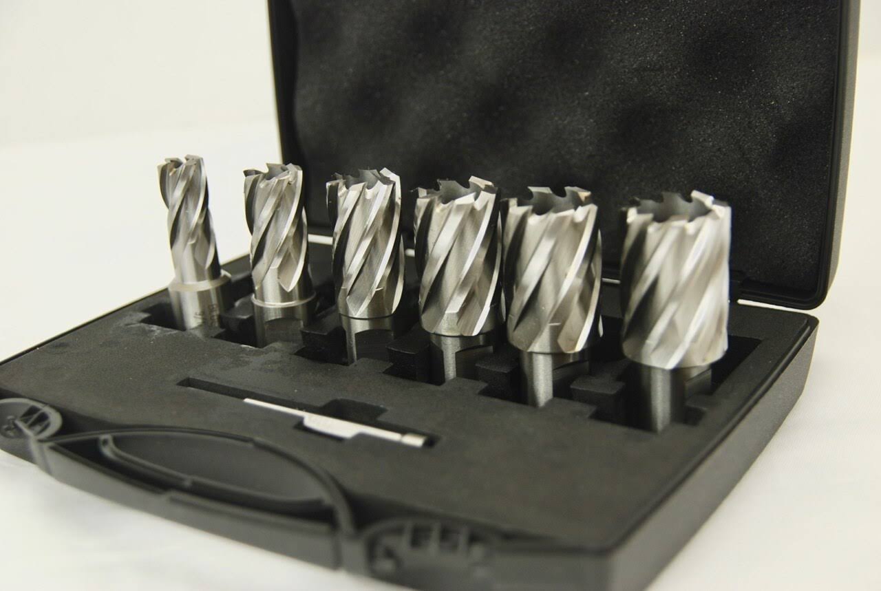 6 Piece HSS Annular Cutter Set with Centering Pin F862767