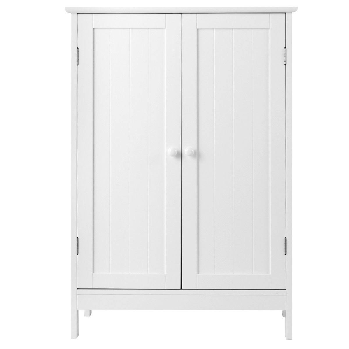 Bathroom Floor Storage Double Door Cabinet X4717