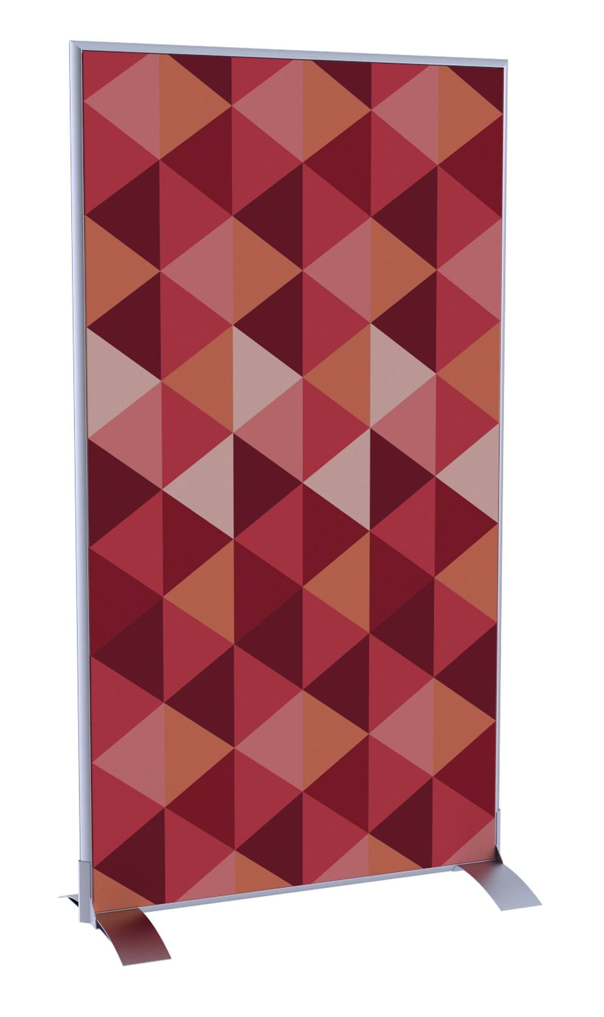 Maroon Triangles Vertical Divider Screen E12957