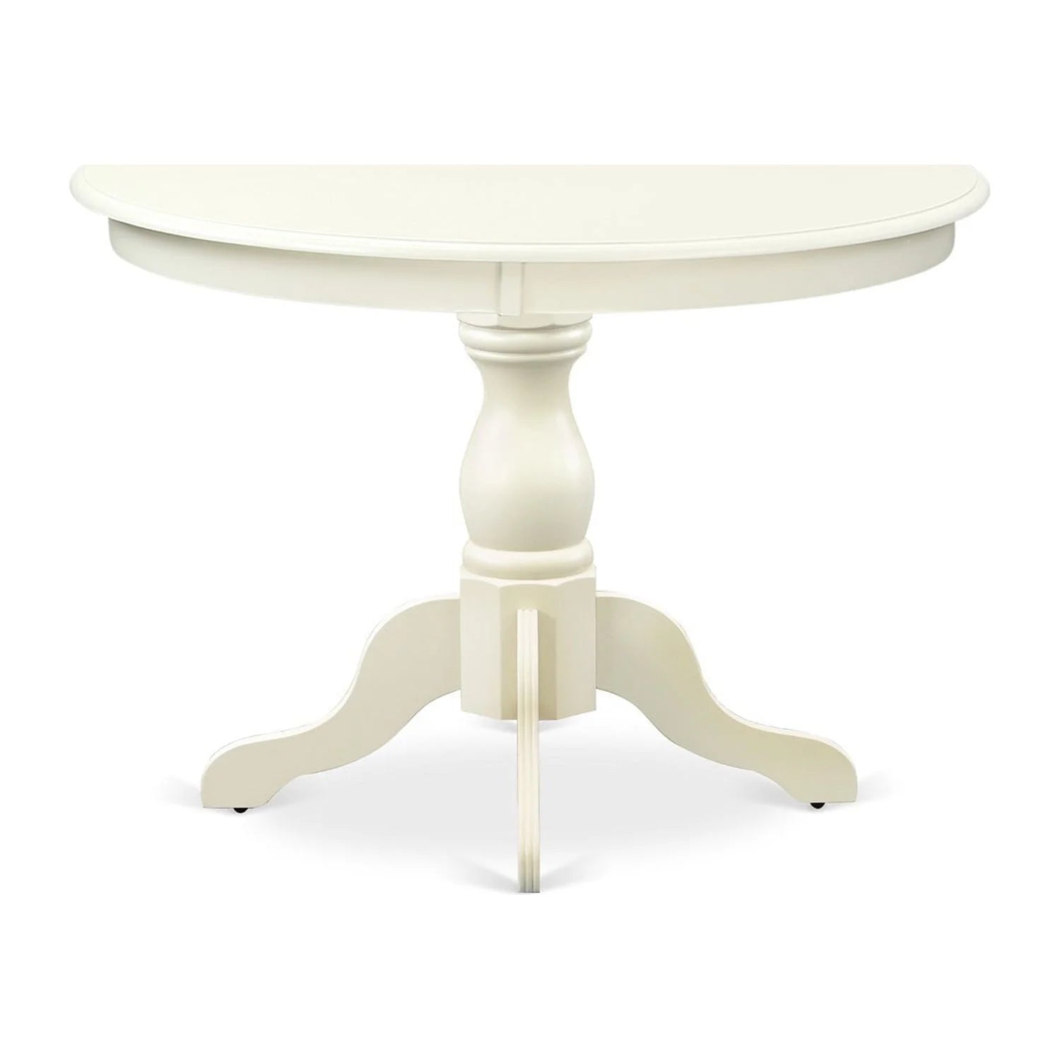 3-piece Wood Dining Set in Linen White/Dark Shitake Z209