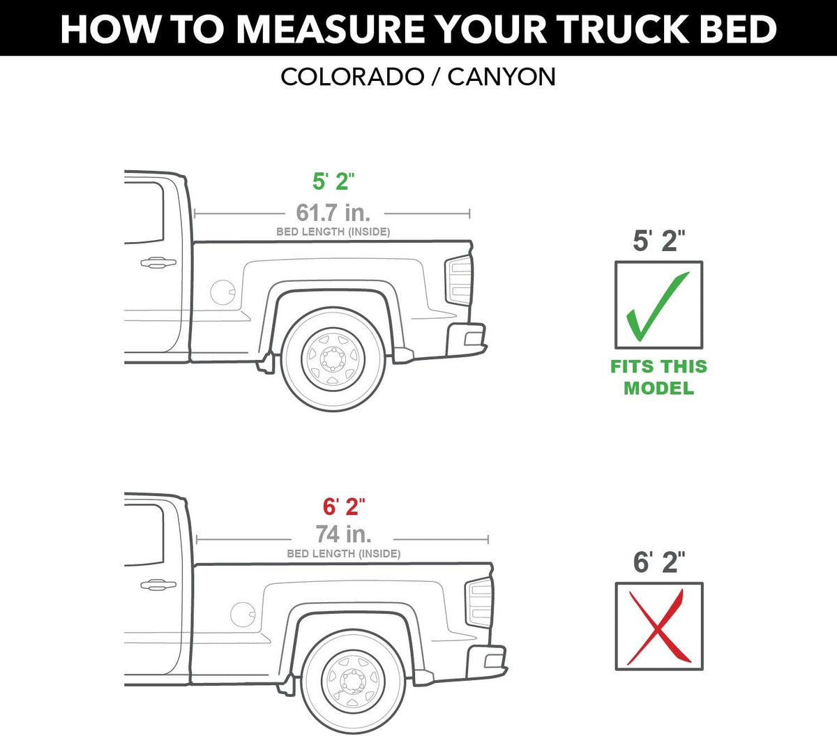 Hard Tri-Fold Truck Bed Tonneau Cover P5276