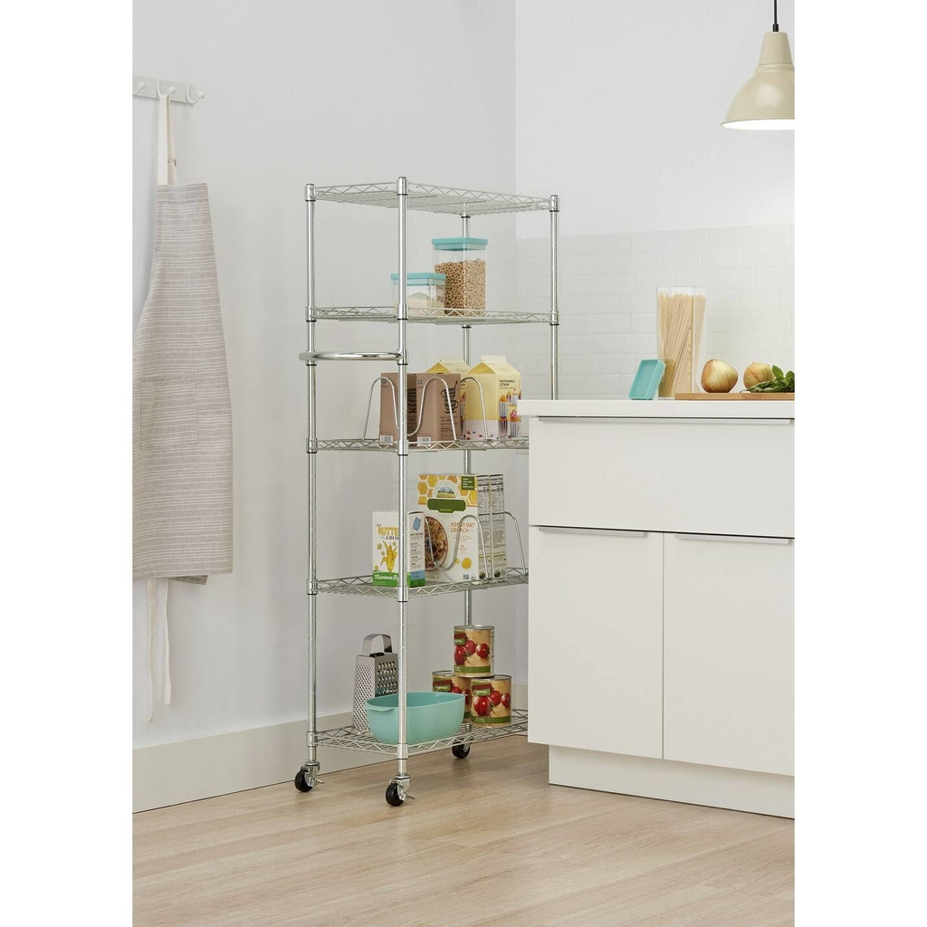 5-Tier Chrome Pantry Rack G8122