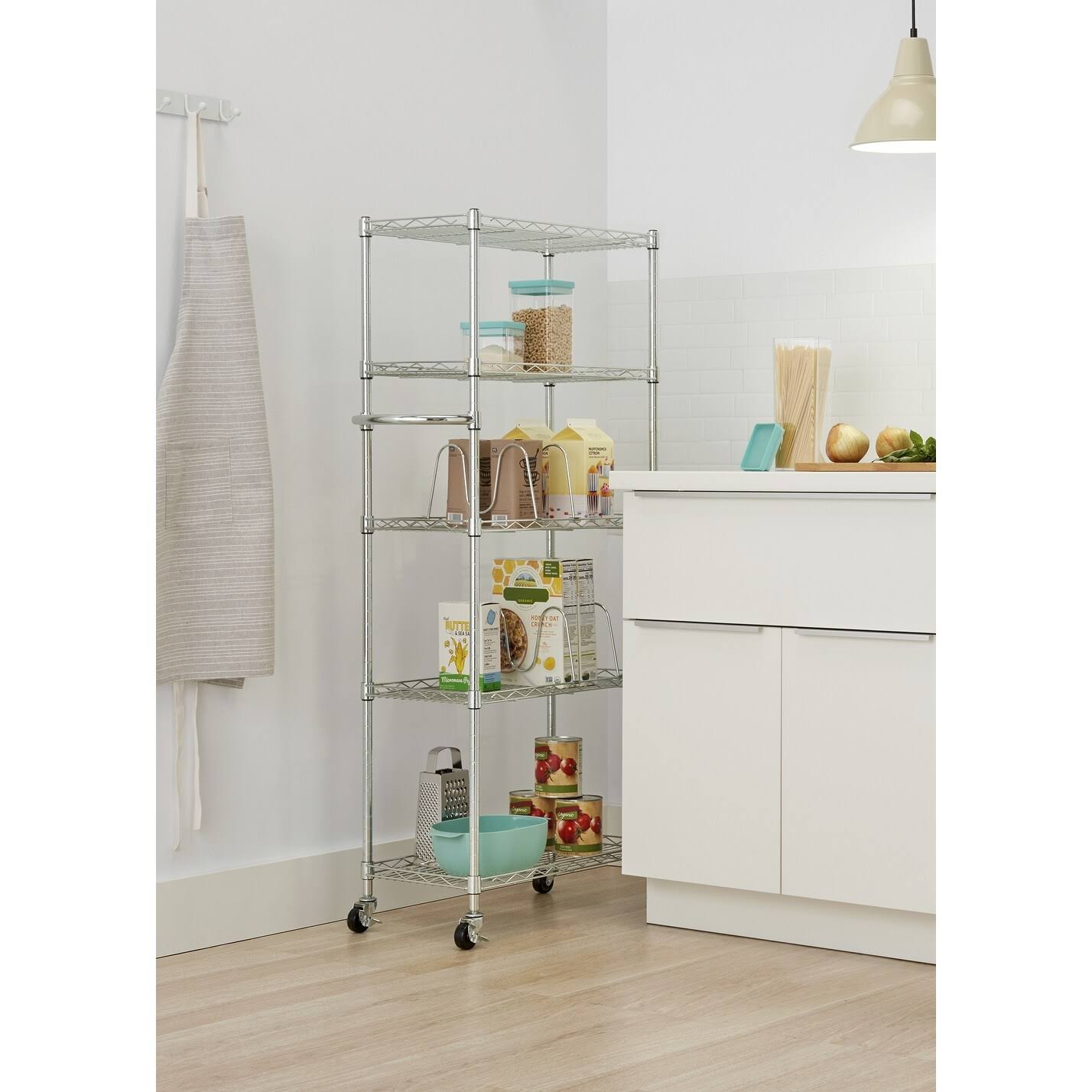 5-Tier Chrome Pantry Rack G8122