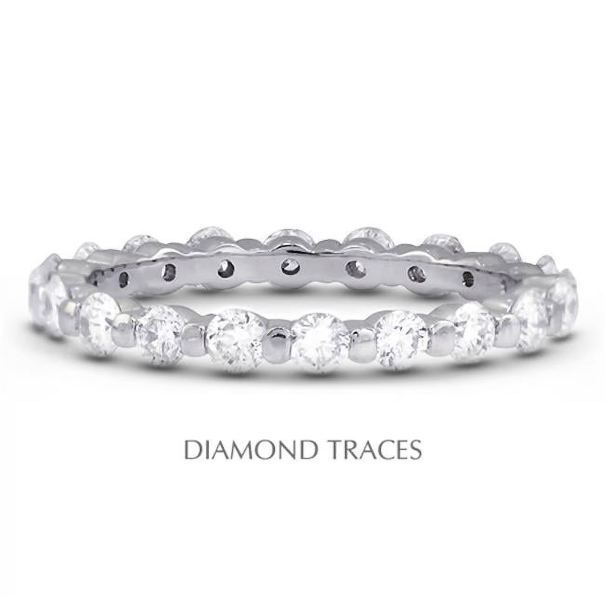 Platinum 950 Bar Setting Eternity Ring G137221