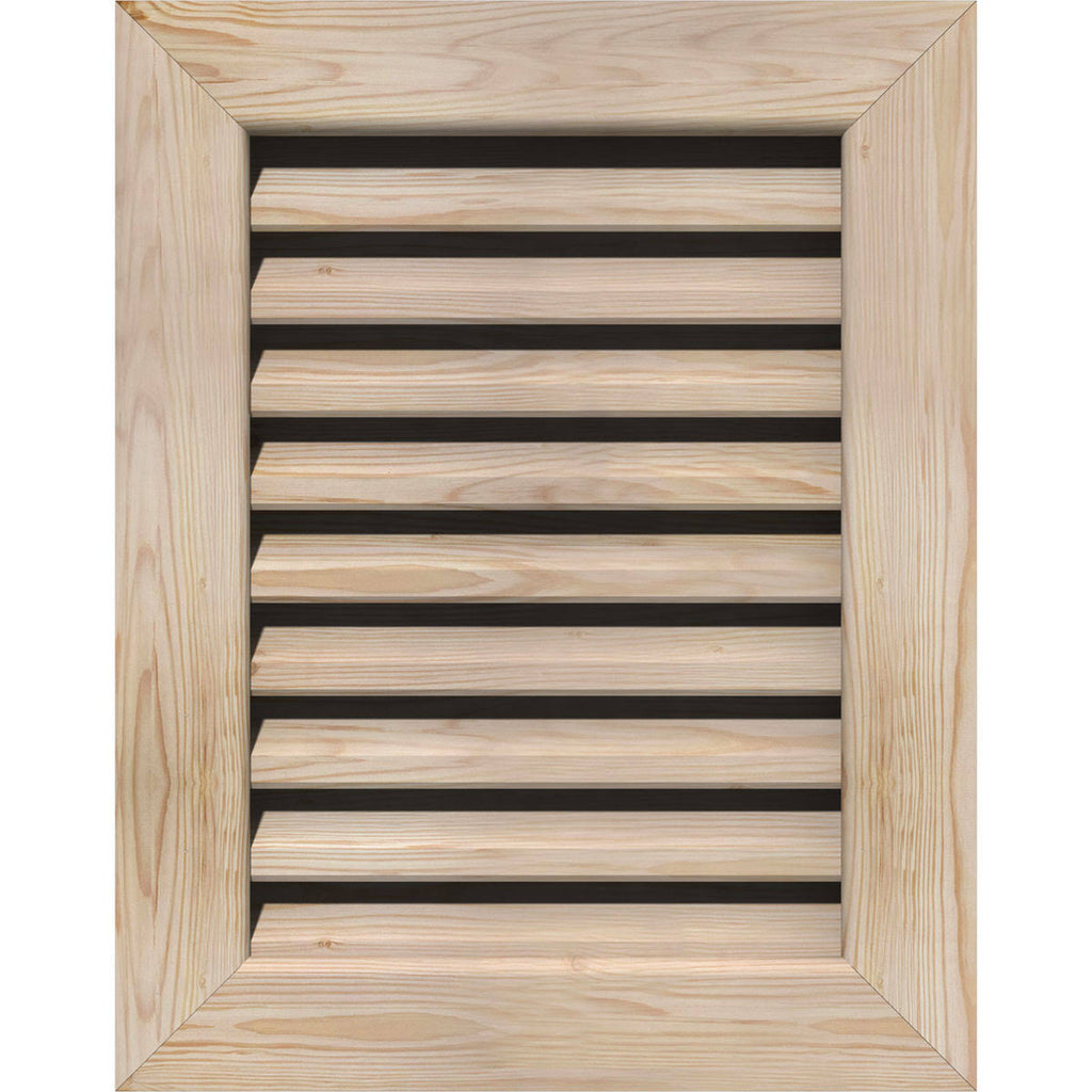 16-in W x 16-in H Vertical Gable Vent Unfinished Smooth Pine V85357
