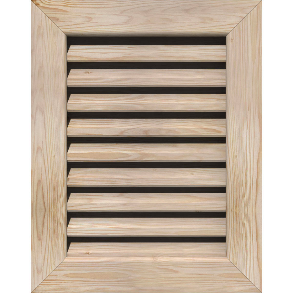 16-in W x 16-in H Vertical Gable Vent Unfinished Smooth Pine V85357