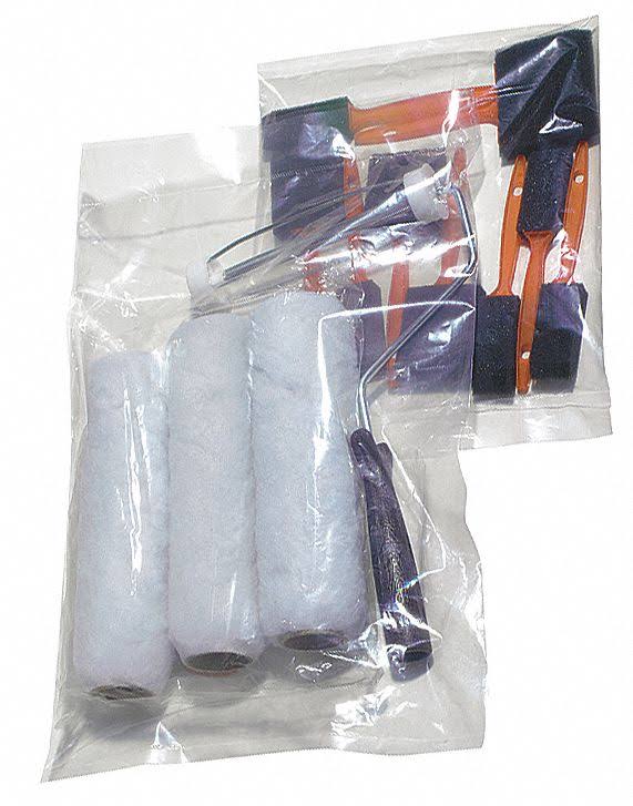 LDPE Lay Flat Poly Bag, 2 mil, PK250 T723479