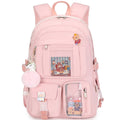 Pink 16 Inch Laptop Backpack U9891