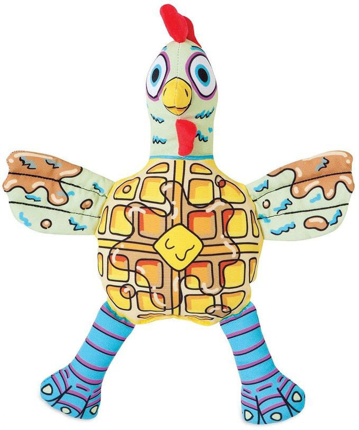 Chicken 'n Waffles Dog Toy D718147
