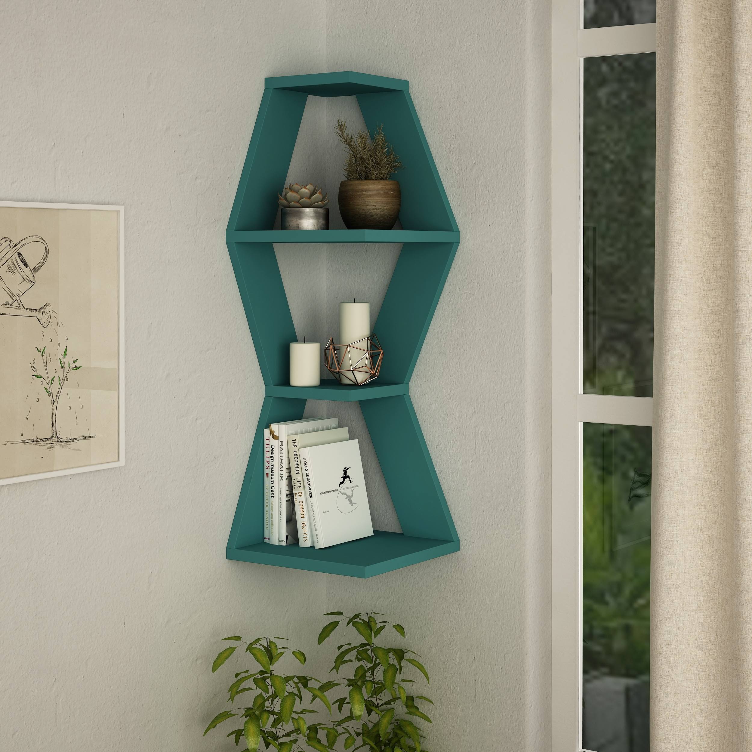 Blue Wall Shelf X7226