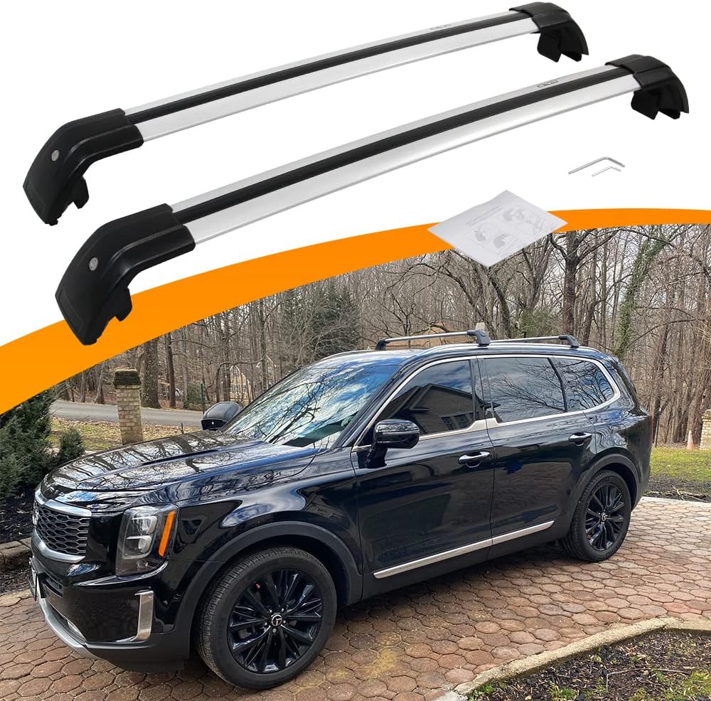 Silver Roof Rack Cross Bars T7052