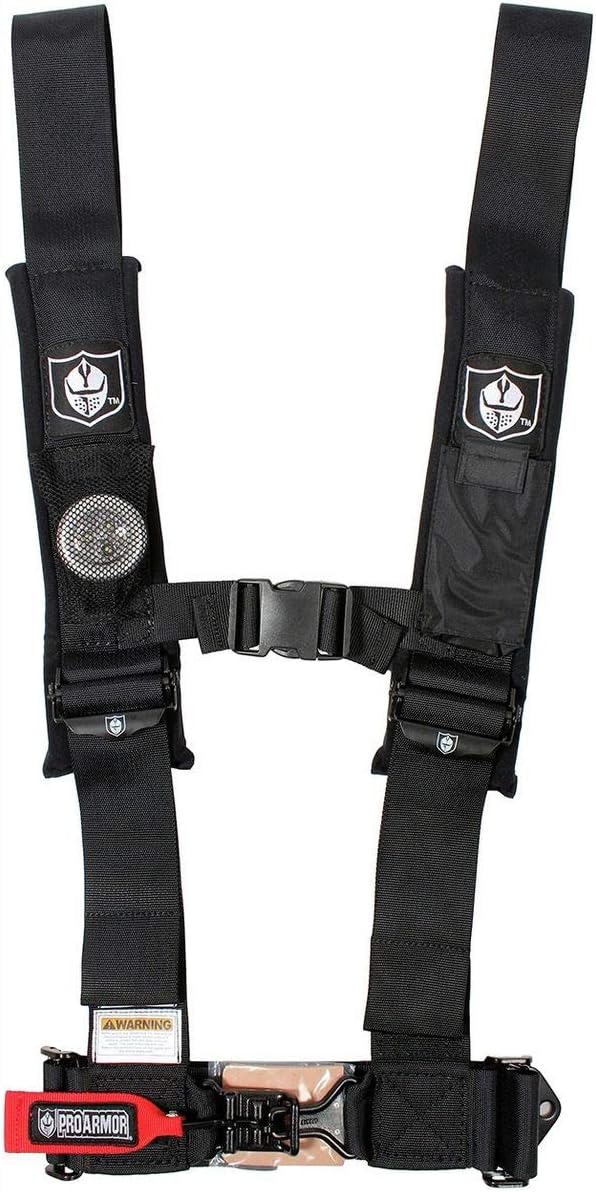 Red 4-Point Harness 3" Straps P446161