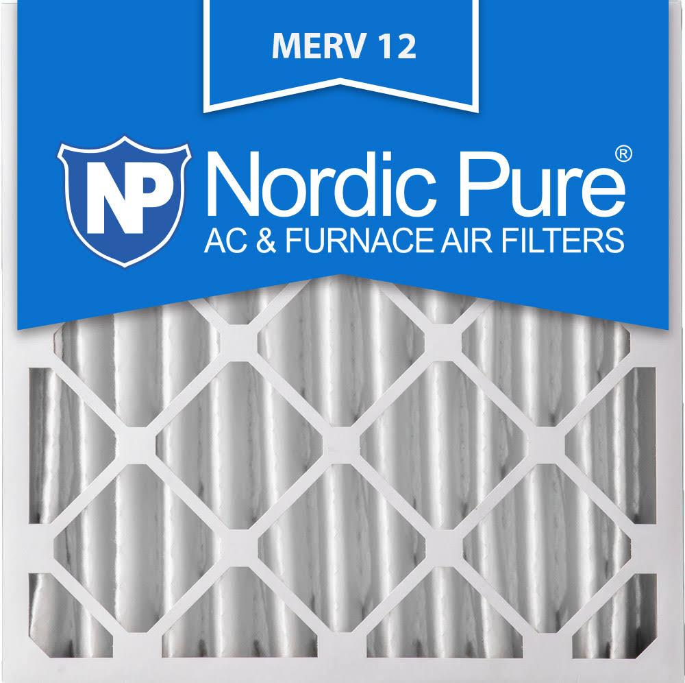 20x20x4 MERV 12 Pleated AC Furnace Air Filters 6 Pack I2936