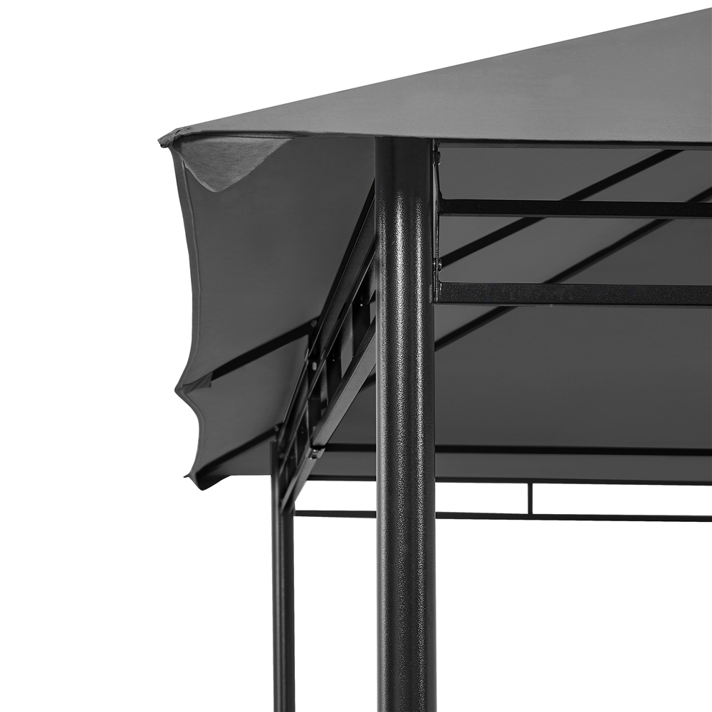 11×11 ft Outdoor Patio Gazebo Tent, Dark Gray M9139