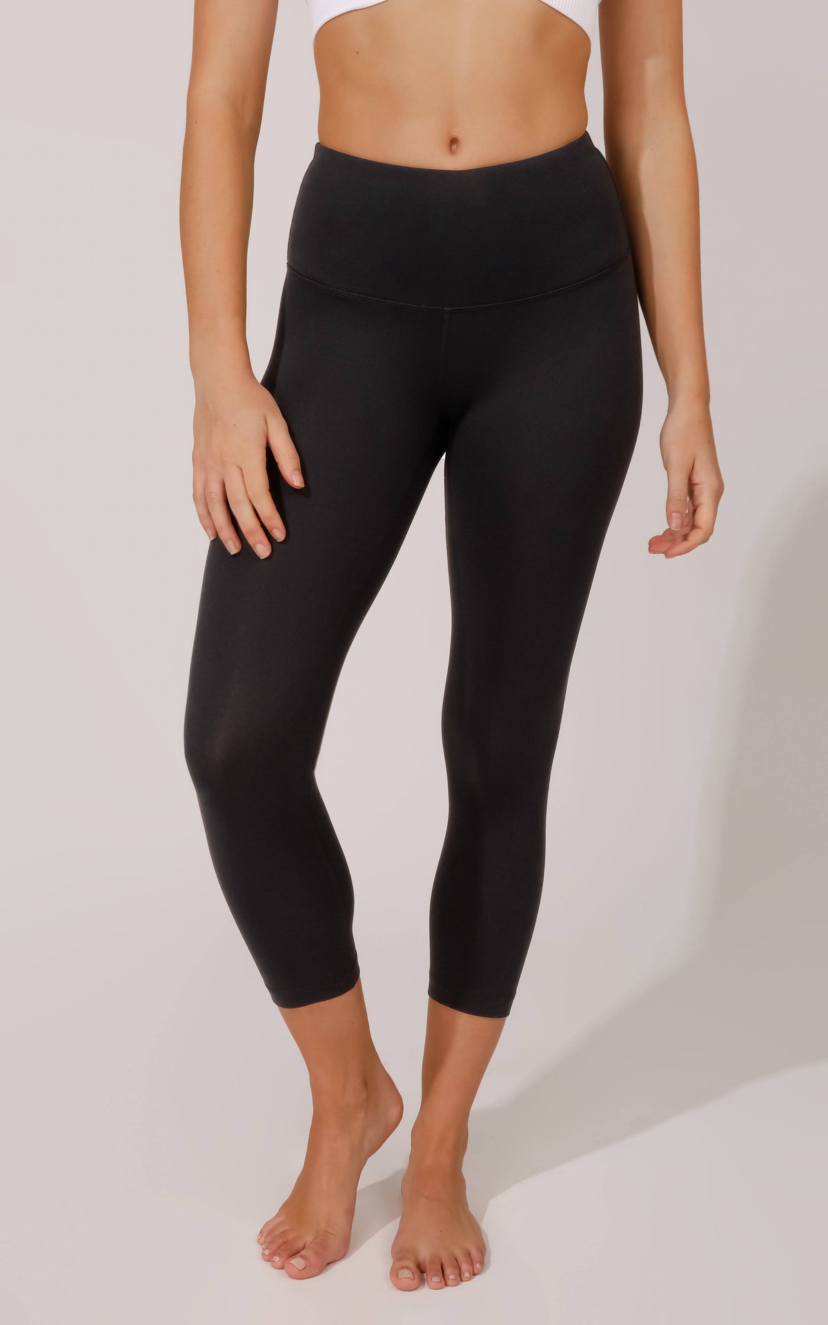 High Waist Capri, XL / Black U467754