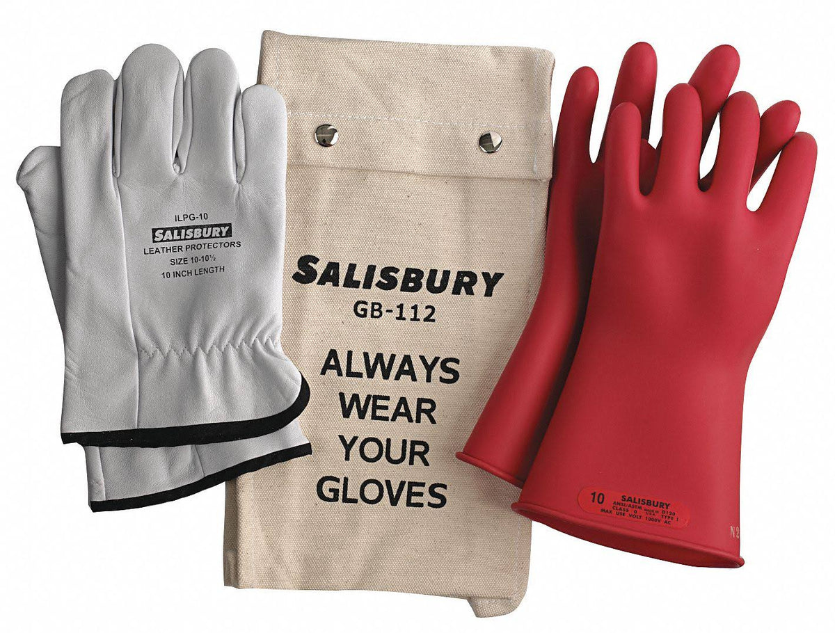 Red Electrical Glove Kit, 9, 1 PR K5490